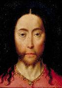 Dieric Bouts Head of Christ oil on canvas